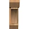 Ekena Millwork Thorton Slat Rough Sawn Bracket w/ Offset Brace, Western Red Cedar, 6"W x 18"D x 18"H BKT0604X18X18THR06RWR - alternate 3